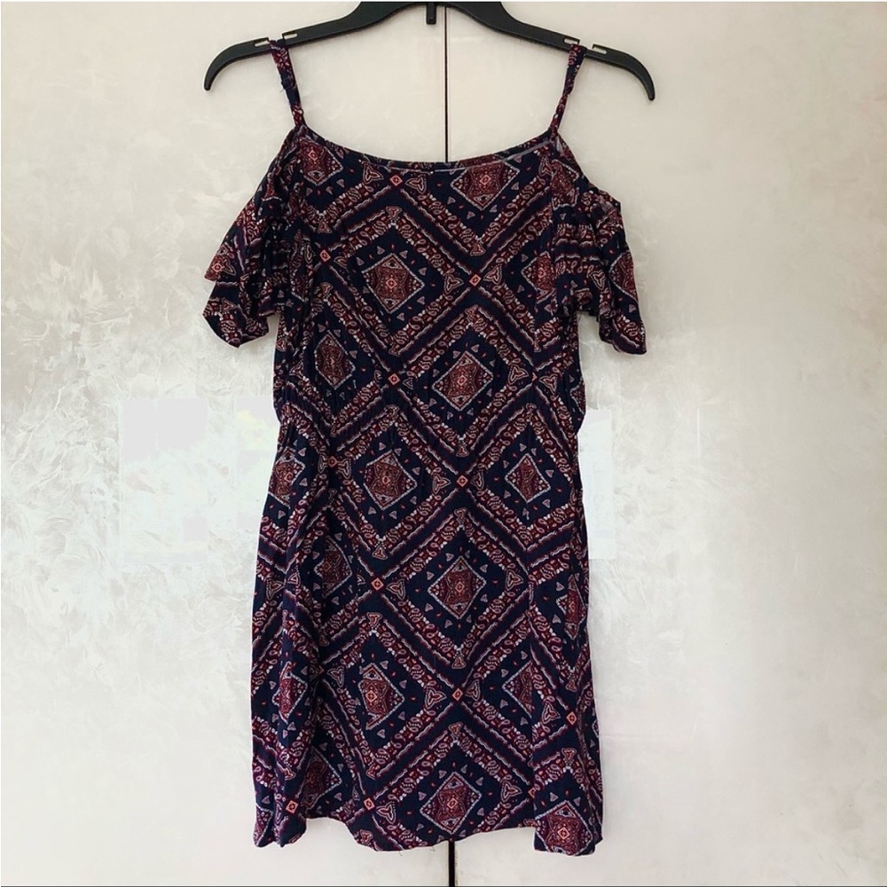 Red White & Blue Bandana Design Dress